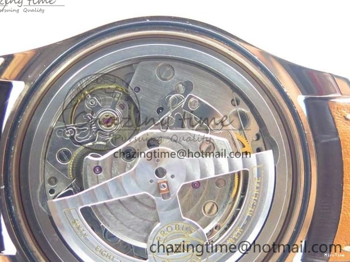 MIROTIME 0417 Portugieser Chrono  42 IW390406 RG ZF 1:1 Best Edition Blue Dial on Brown Leather Strap A Durable 7129